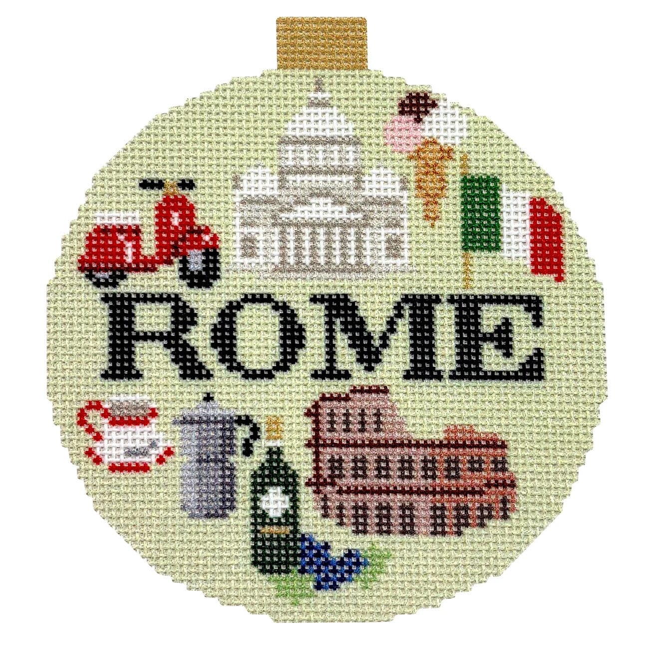 Travel Round - Rome with Stitch Guide - 1