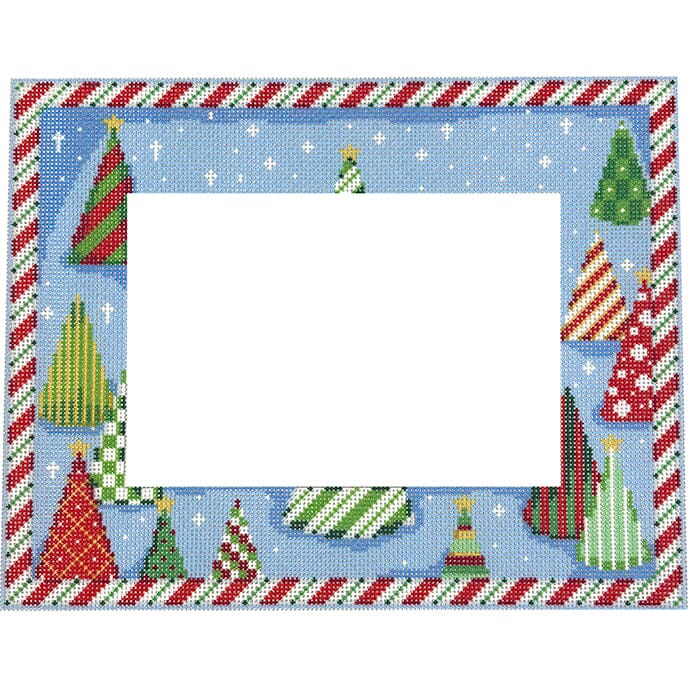 Tree Canes Frame | Needlepoint.Com