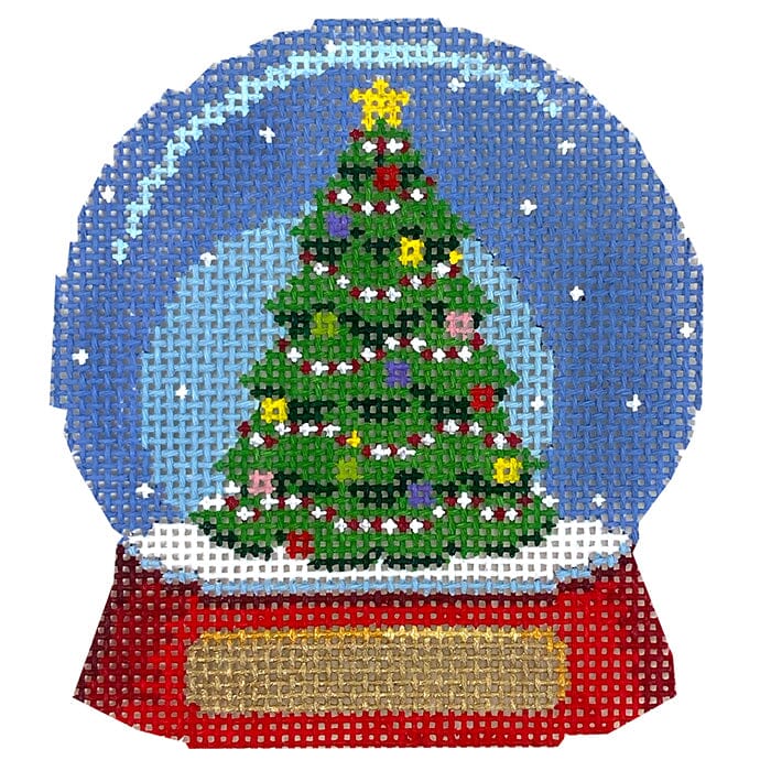 Tree Snow Globe Kit Kits Susan Roberts Needlepoint Designs Inc.  - 1