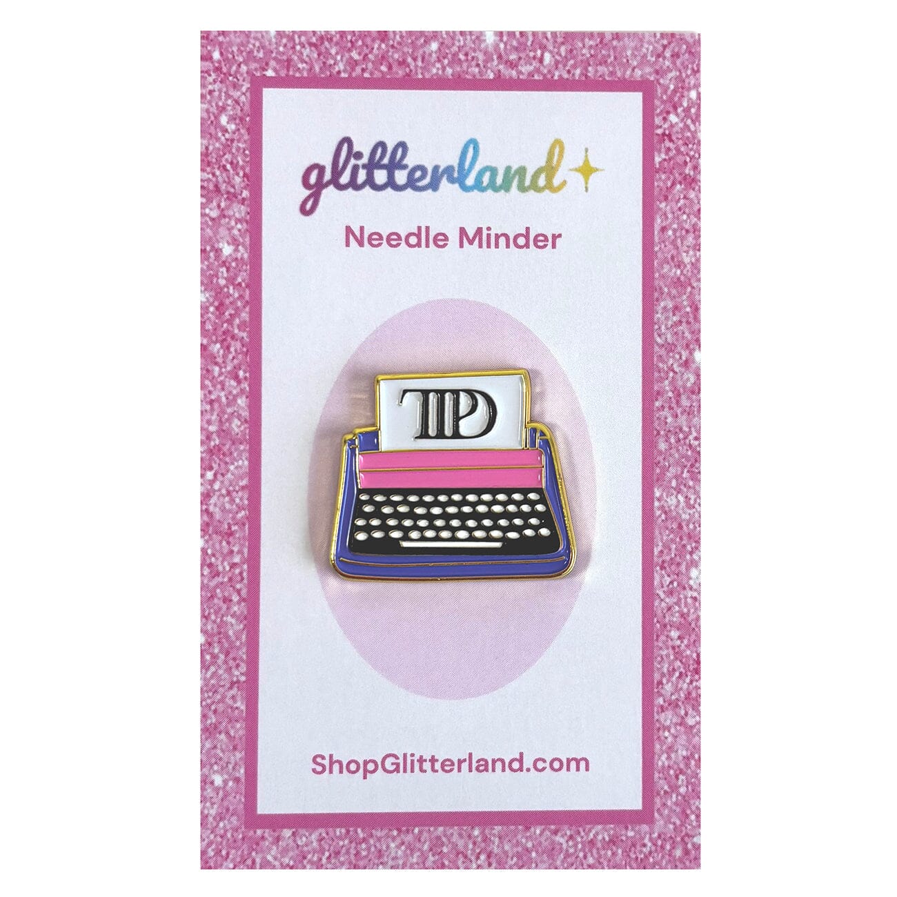 TTPD Typewriter Needle Minder Accessories Glitterland  - 1