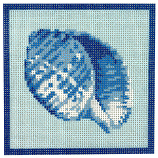 Tun Shell Coaster Printed Canvas Kirk & Bradley 
