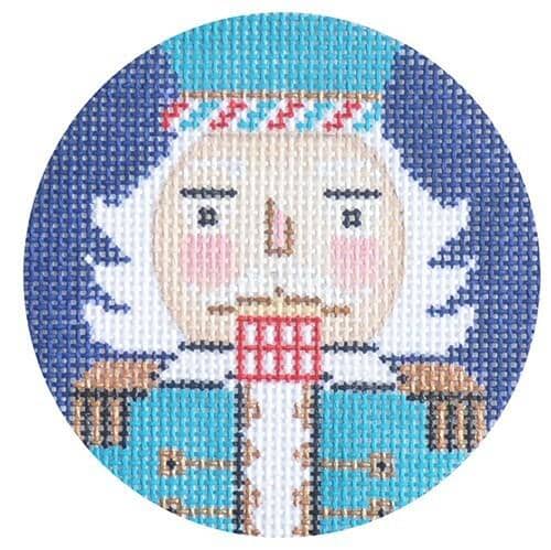 Turquoise Nutcracker Painted Canvas Alice Peterson Company  - 1