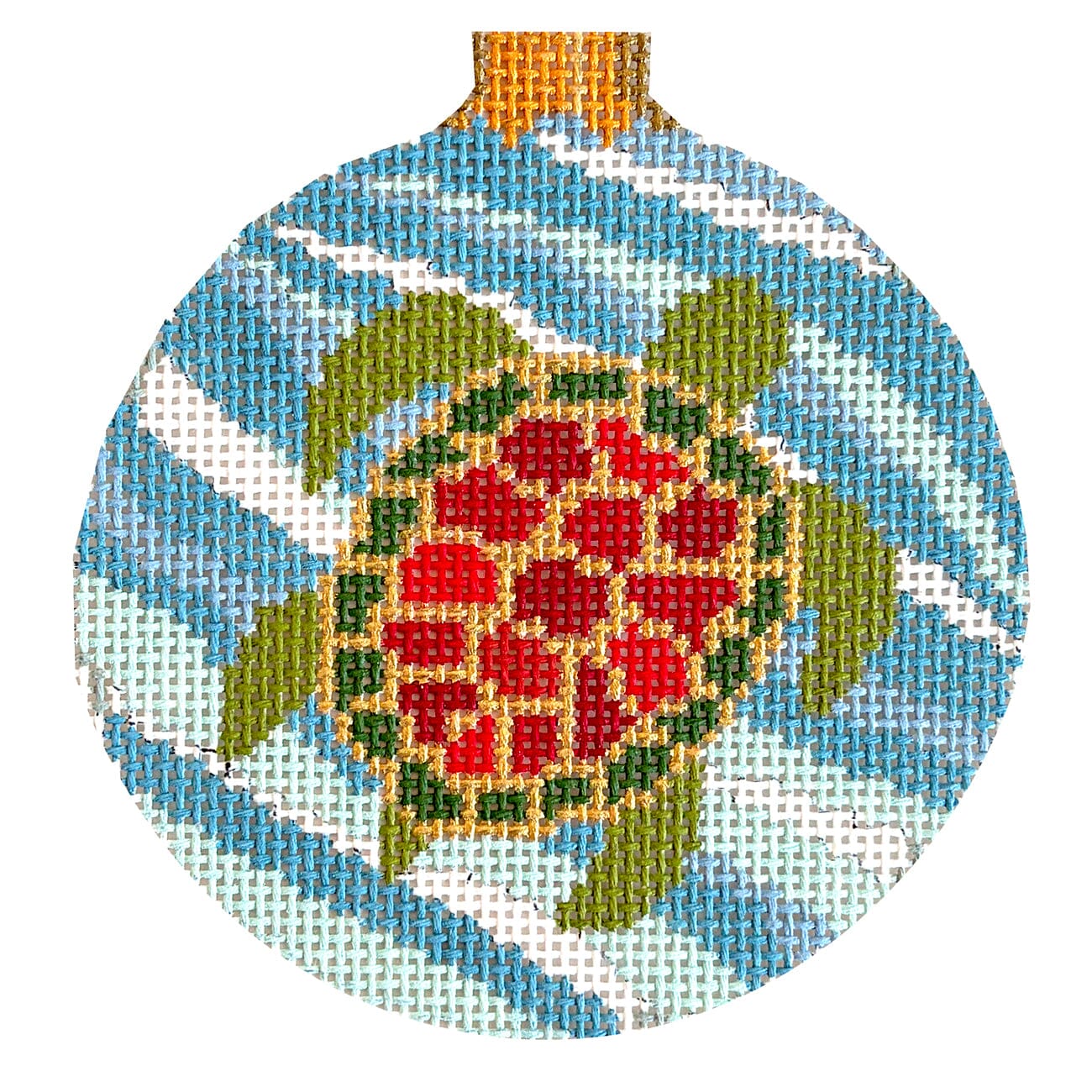 Turtle, 4.5" Round on 13 Painted Canvas Susan Roberts Needlepoint Designs Inc.  - 1