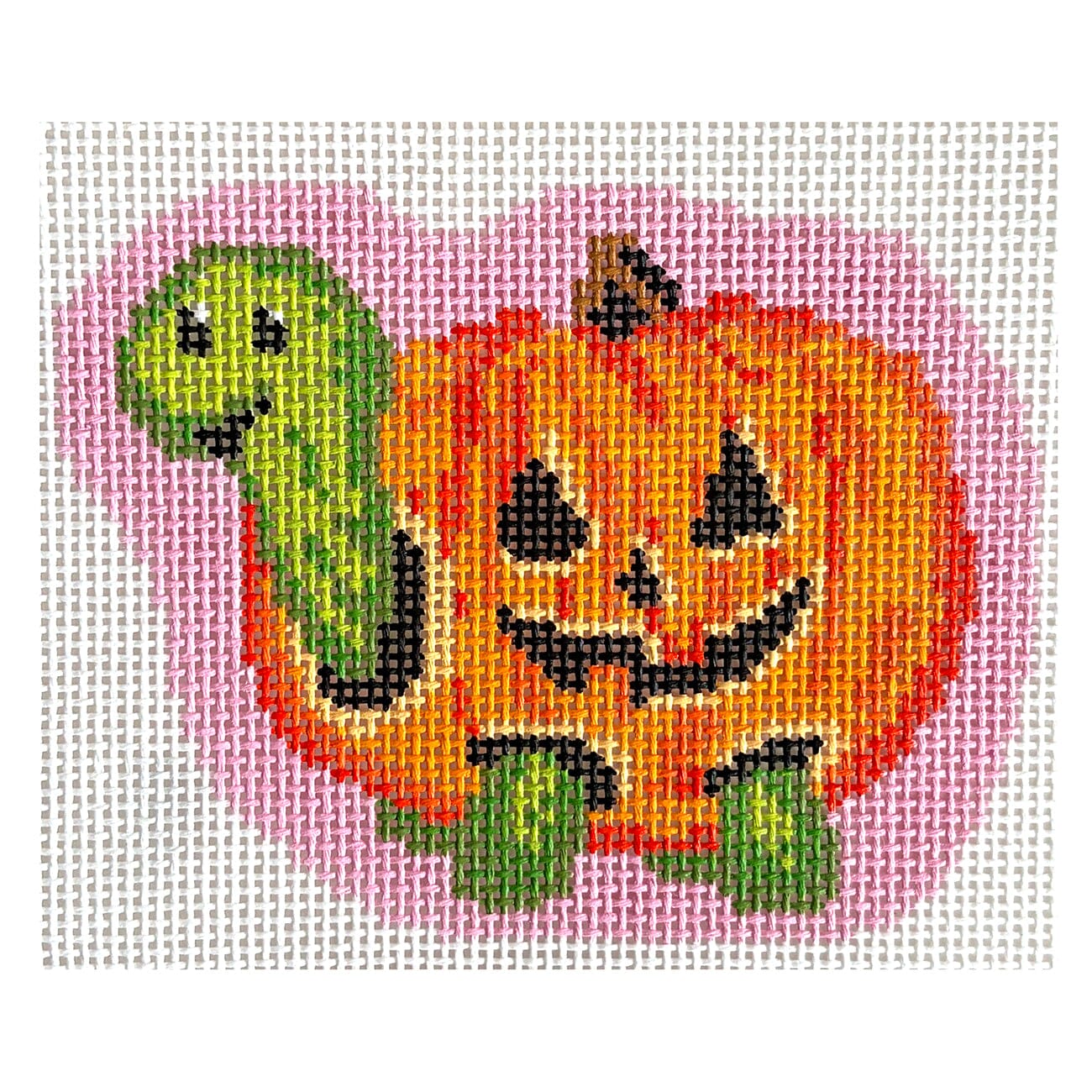 Turtle Pumpkin Printed Canvas POP Needle Arts  - 1