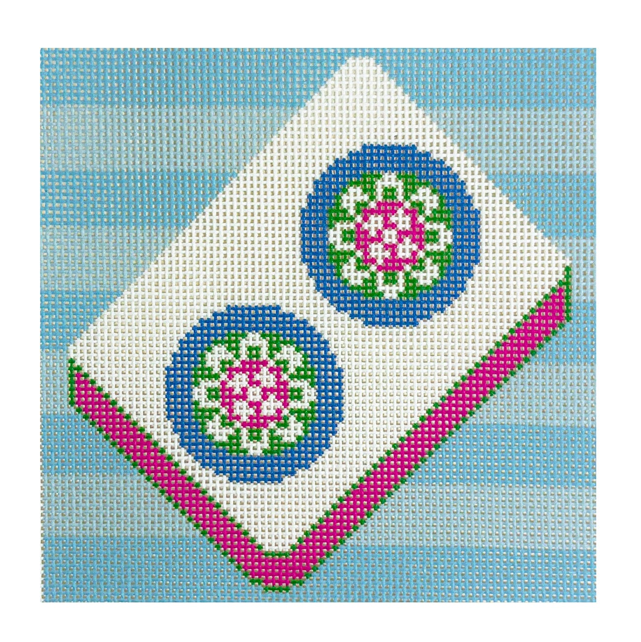 Two Dot Coaster Painted Canvas KCN Designers  - 1
