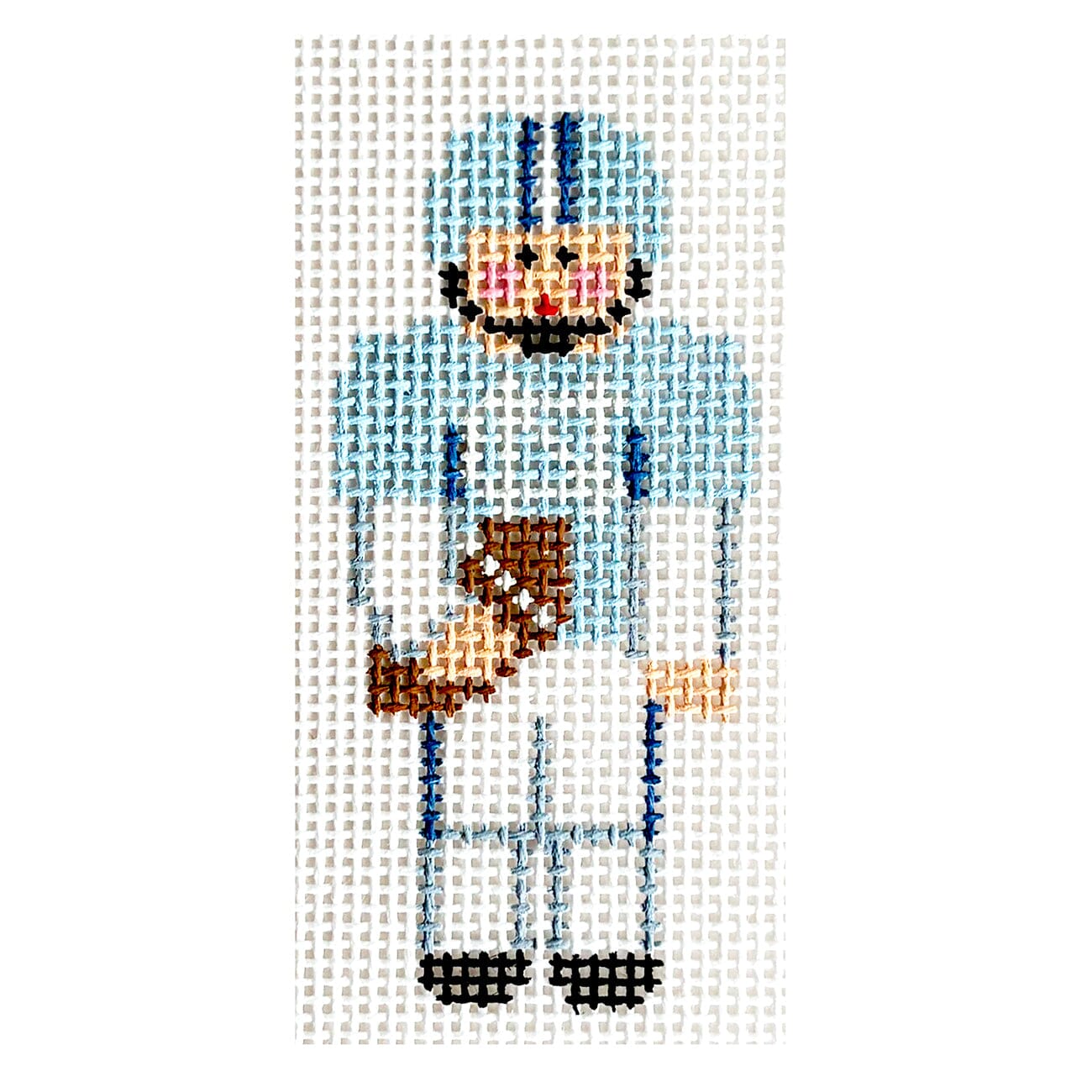UNC Football Player   Tiny Figures Painted Canvas Kathy Schenkel Designs  - 1