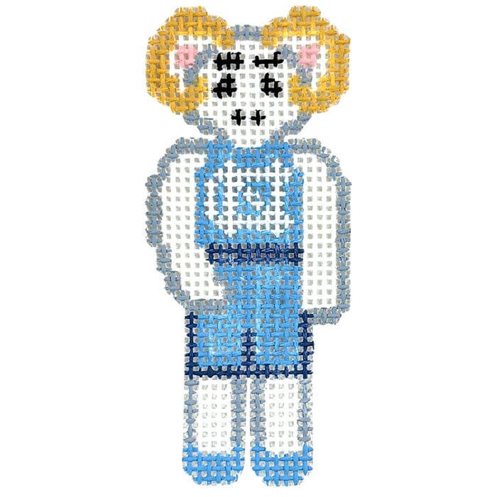 UNC Ramses   Tiny Figures Painted Canvas Kathy Schenkel Designs 
