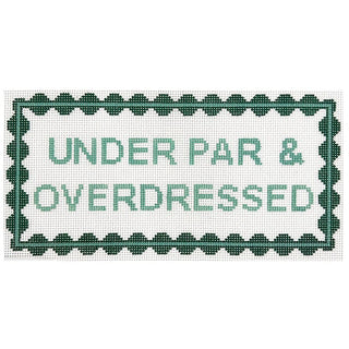 Under Par & Overdressed Painted Canvas Spruce Street Studio 
