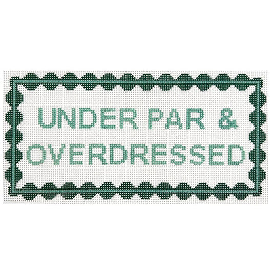 Under Par & Overdressed Painted Canvas Spruce Street Studio 