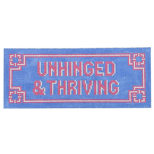 Unhinged and Thriving Painted Canvas KCN Designers 