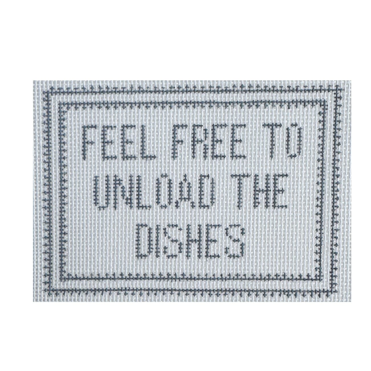 Unload the Dishes Painted Canvas Blueberry Point Canvas  - 1