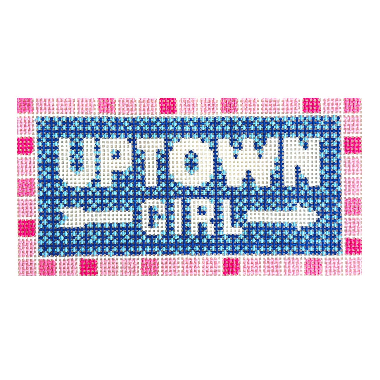 Uptown Girl Painted Canvas The Painted Stitch  - 1