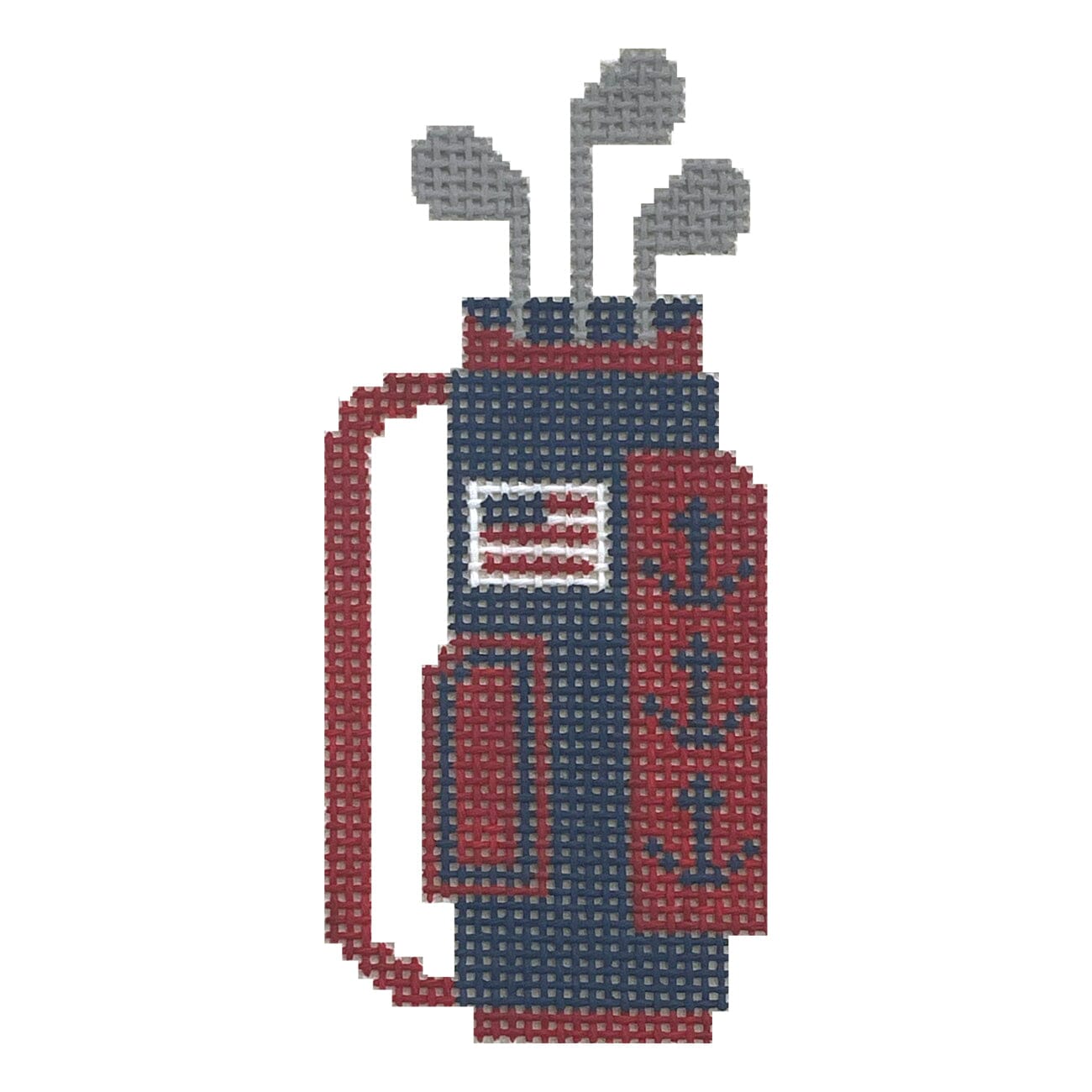 USA Golf Bag Painted Canvas Atlantic Blue Canvas  - 1