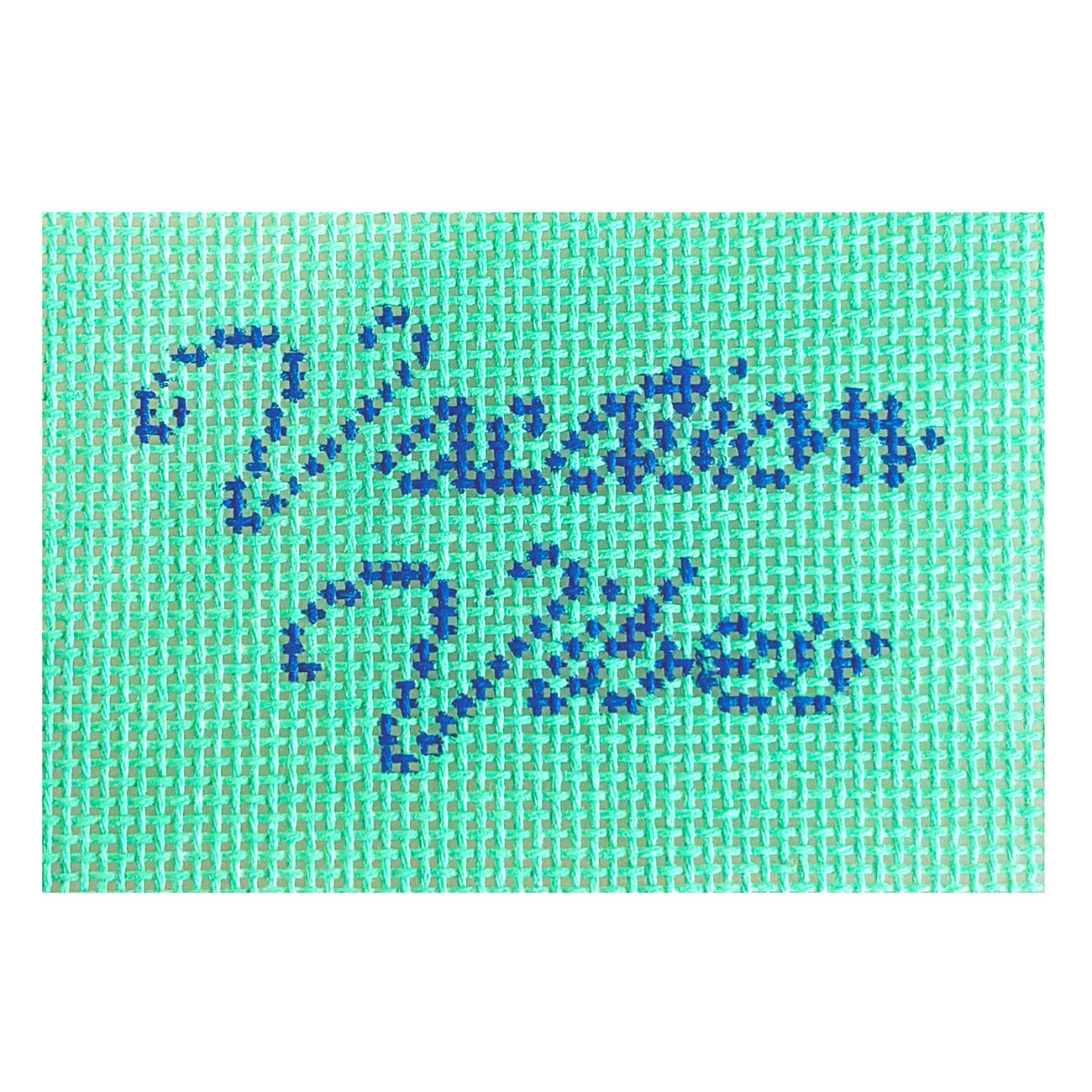 Vacation Vibes Luggage Tag Insert Painted Canvas KCN Designers  - 1