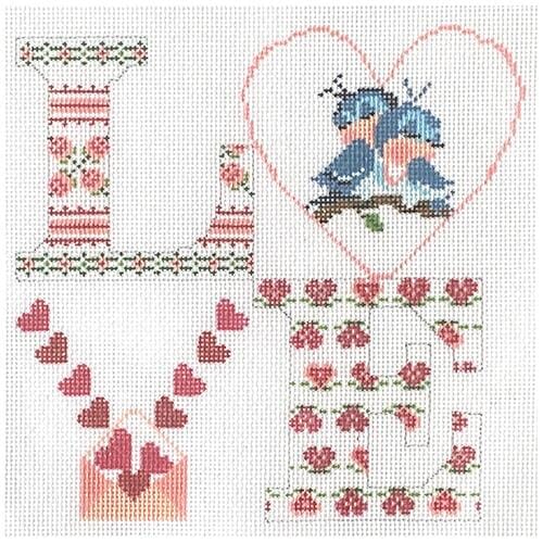 Valentine Painted Canvas Funda Scully 
