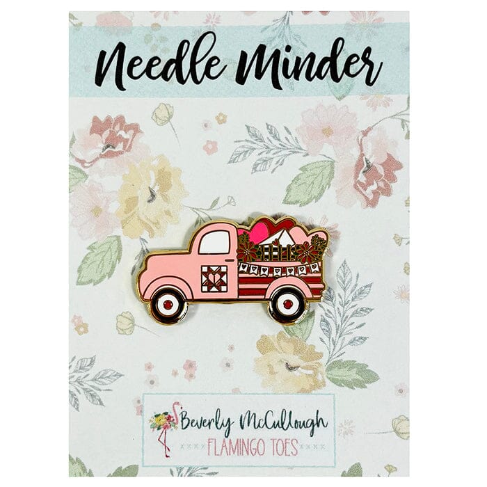 Valentine's Vintage Truck Needleminder Accessories Flamingo Toes 