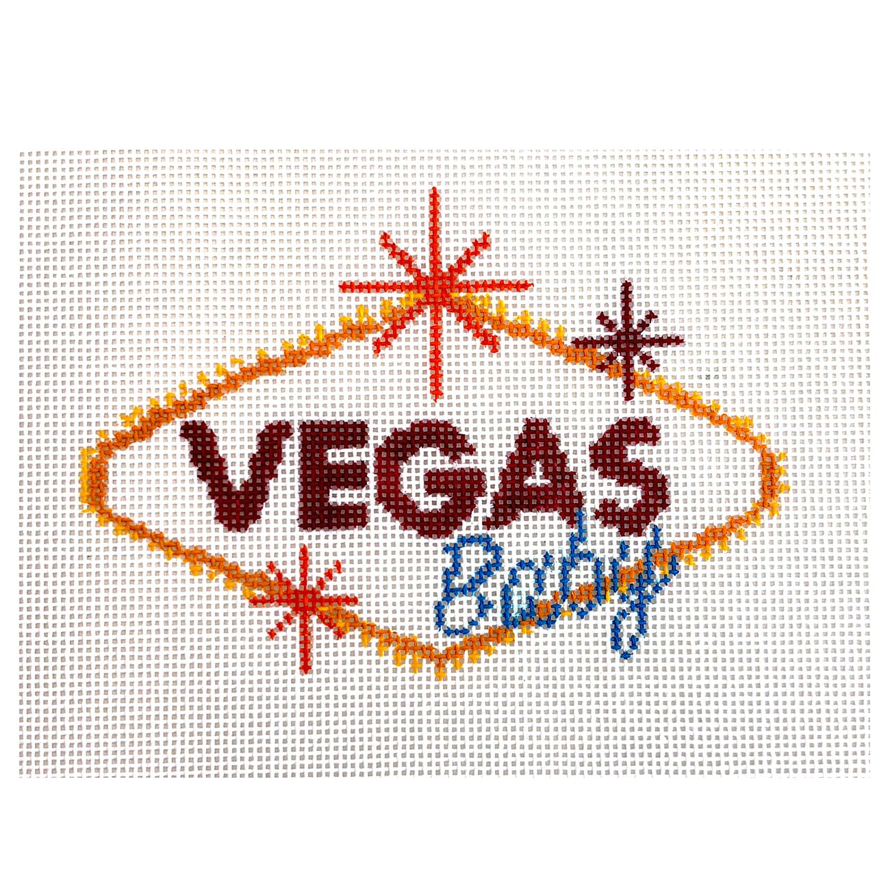 Vegas Baby Painted Canvas Blueberry Point Canvas 
