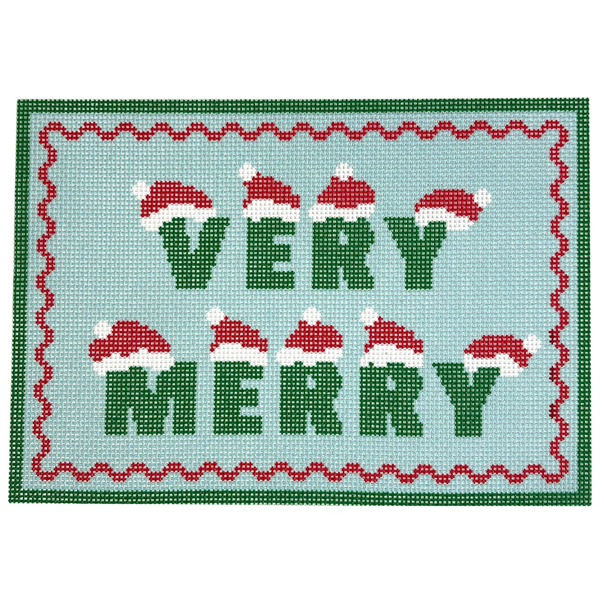 Very Merry Hats Printed Canvas Nash & Daughters  - 1