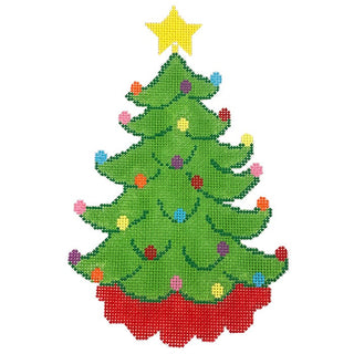 Vintage Ceramic Tree Painted Canvas NDLPT Designs 
