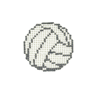 Volleyball Mini Painted Canvas Meg Francez Needlepoint 
