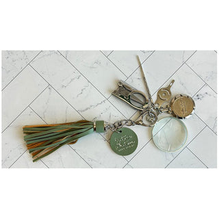 VW Tools Tassel   Palm Frond Green Accessories Victoria Whitson Needlepoint 
