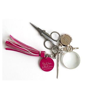 VW Tools Tassel   Peonies Pink Accessories Victoria Whitson Needlepoint 
