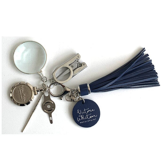 VW Tools Tassel - Traditional Navy Accessories Victoria Whitson Needlepoint 