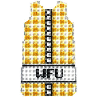 Wake Forest Mini Shift Printed Canvas Two Sisters Needlepoint 
