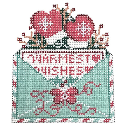 Warmest Wishes Letter Painted Canvas Danji Designs 