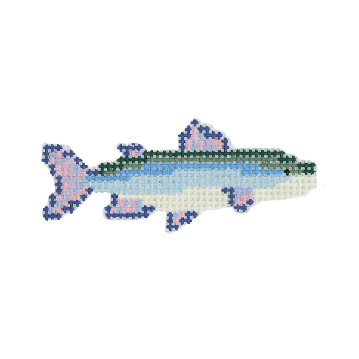 Water Fish Painted Canvas Arden Gray Co.  - 1