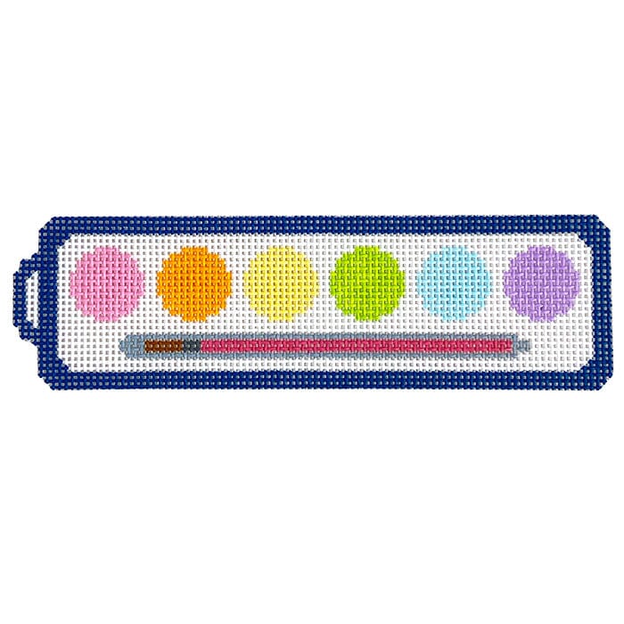 Watercolor Palette Printed Canvas Francis Abel Studio 