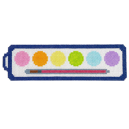 Watercolor Palette Printed Canvas Francis Abel Studio 