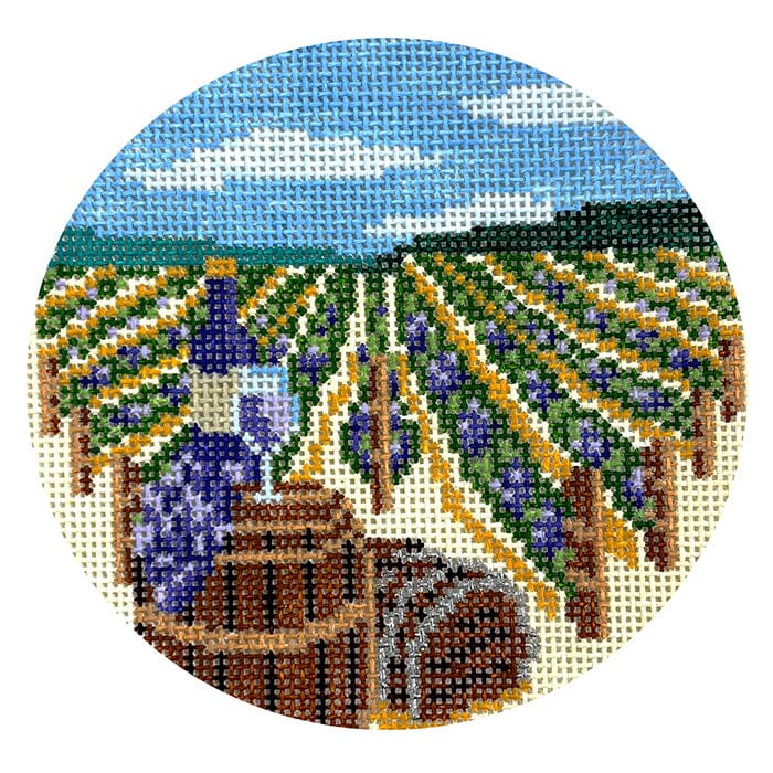 Weekend at the Winery Painted Canvas Morgan Julia Designs 
