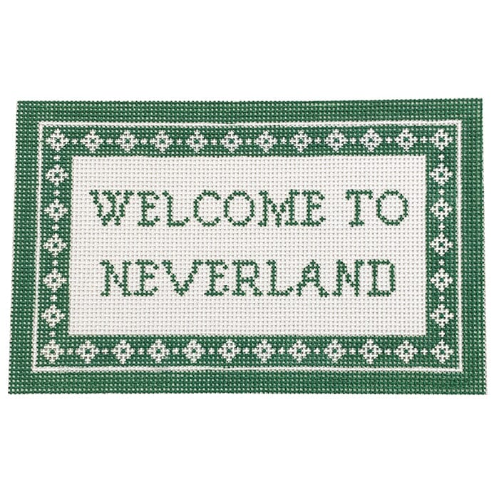 Welcome to Neverland Painted Canvas KCN Designers 