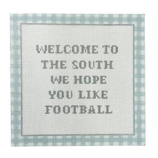 Welcome to the South   Neutral Painted Canvas Eva Howard 
