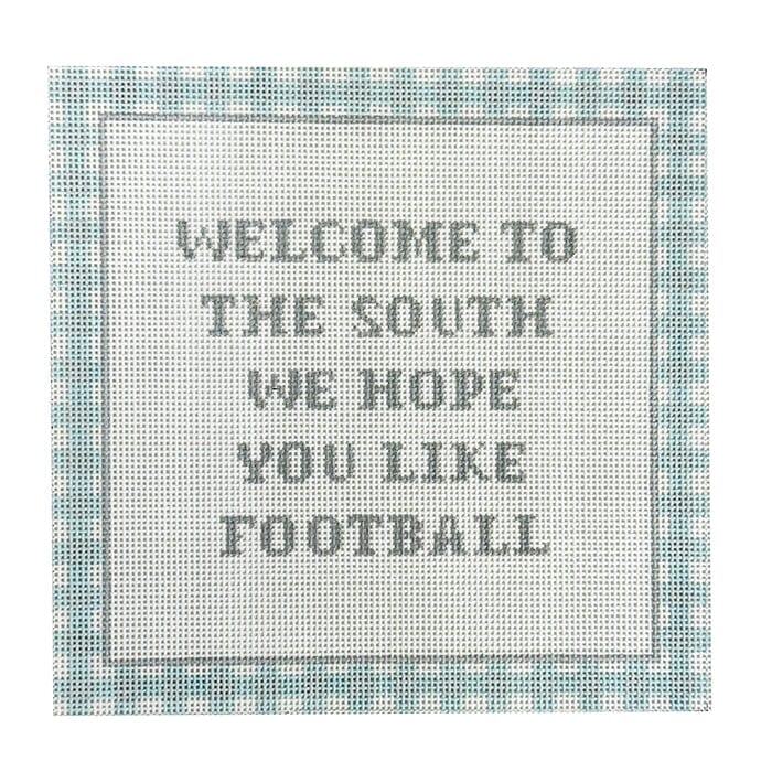 Welcome to the South   Neutral Painted Canvas Eva Howard  - 1