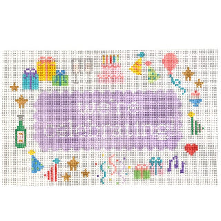 We're Celebrating! Painted Canvas Le Point Studio 
