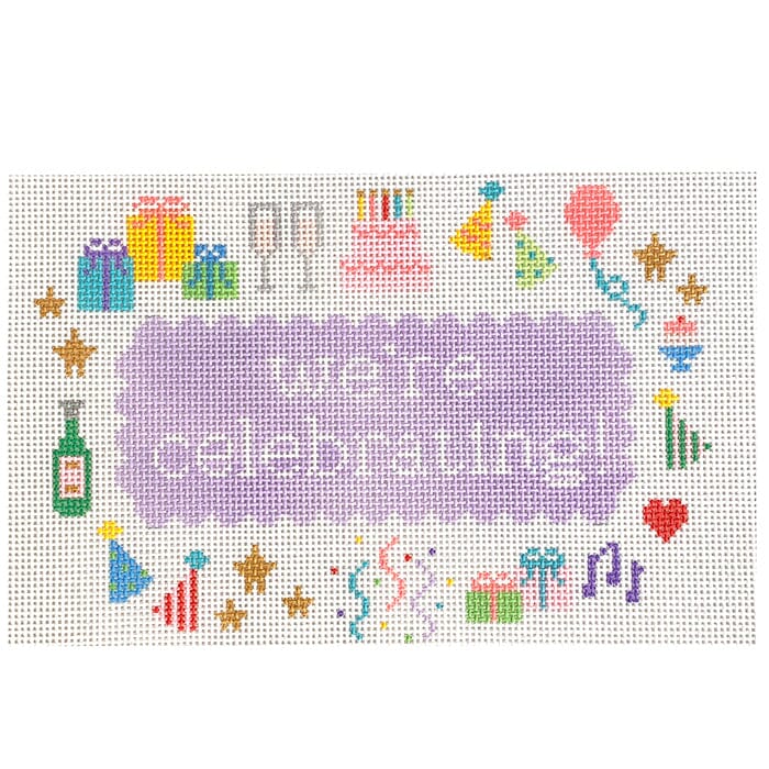 We're Celebrating! Painted Canvas Le Point Studio 
