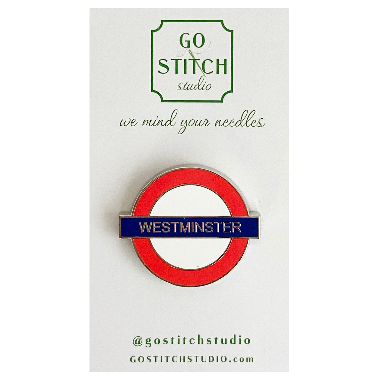 Westminster Underground Needle Minder Accessories Go Stitch Studio  - 1