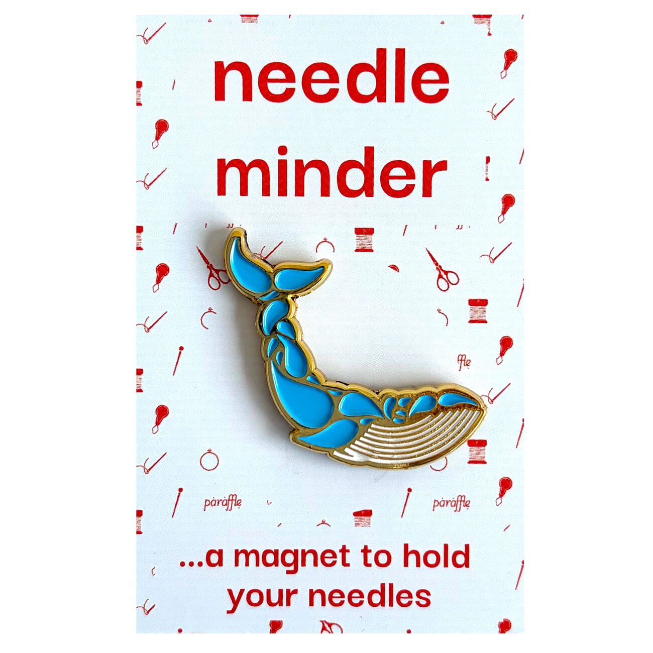 Whale Enamel Needle Minder Accessories Paraffle  - 1