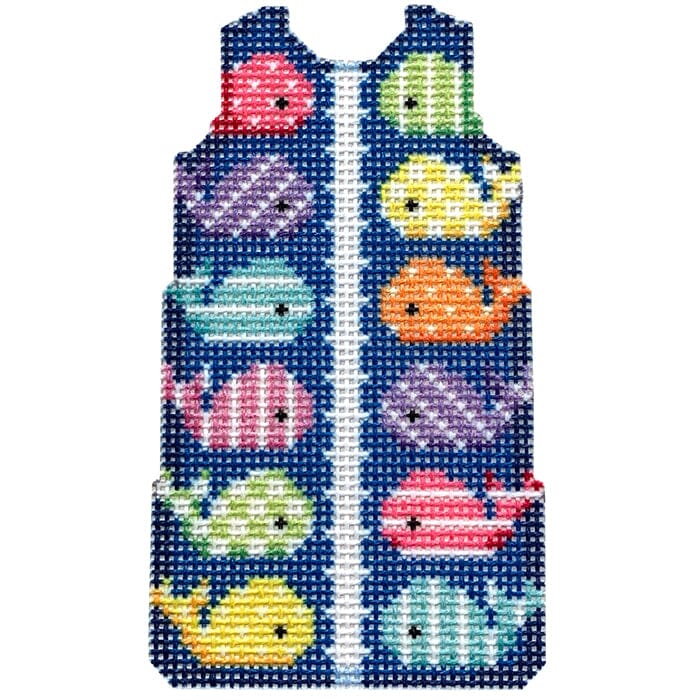 Whaley Good/Vertical Mini Shift Printed Canvas Two Sisters Needlepoint 
