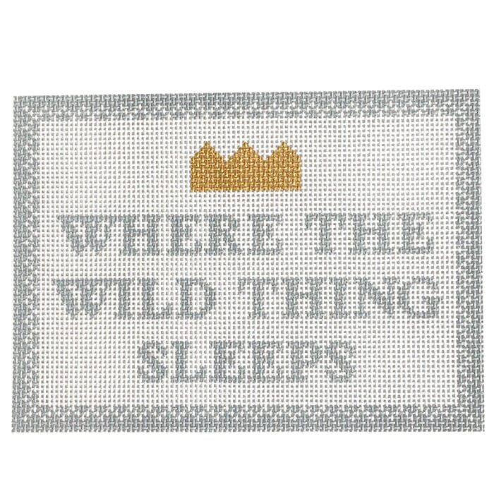 Where the Wild Thing Sleeps Painted Canvas Love MHB Studio 