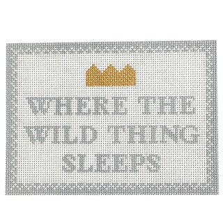 Where the Wild Thing Sleeps Painted Canvas Love MHB Studio 

