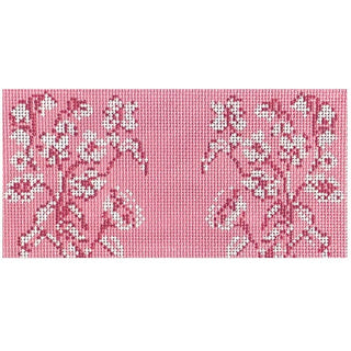 Whimsy Pink Floral Clutch Insert Painted Canvas Rachel Barri Designs 
