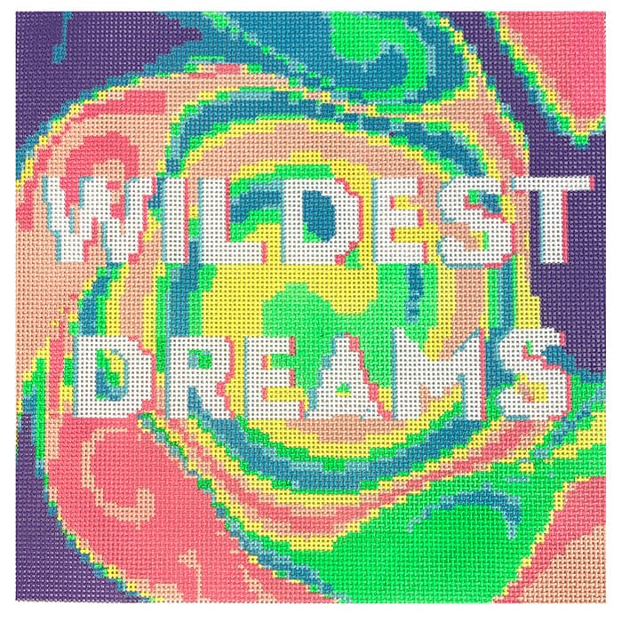 Wildest Dreams Large Painted Canvas Atlantic Blue Canvas 