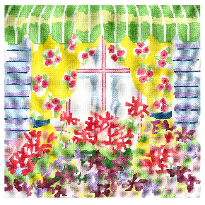 Window Box #3 Painted Canvas Jean Smith 