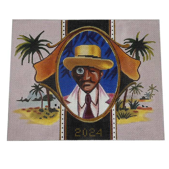Winking Man Insert Painted Canvas Colors of Praise  - 1