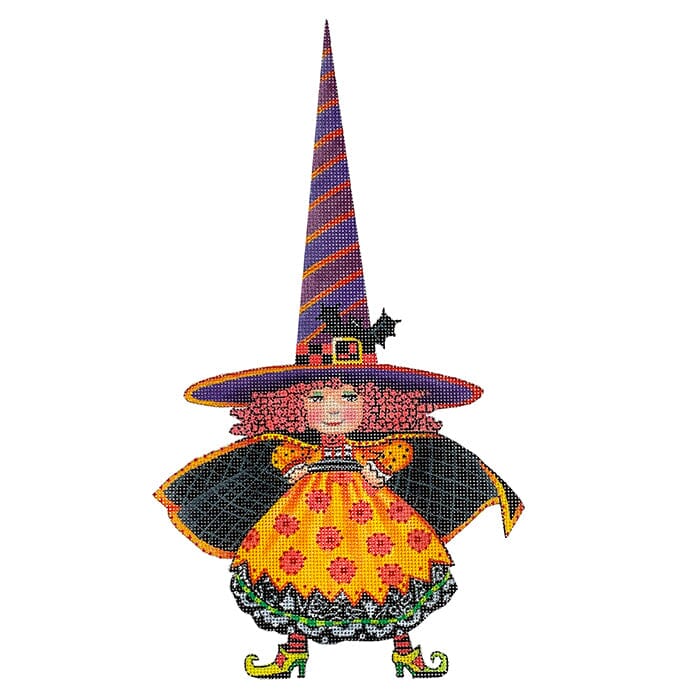 Witch: Fitting Hat Painted Canvas Painted Pony Designs  - 1
