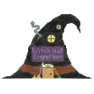 Witch Hat Emporium on 18 Painted Canvas The Gingham Stitchery 
