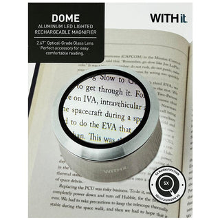 WITHit Lighted Dome Magnifier Accessories Fleur de Paris 

